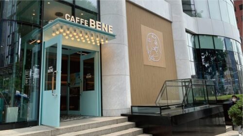 咖啡伴Caffebene 韓國咖啡連鎖 品牌形象