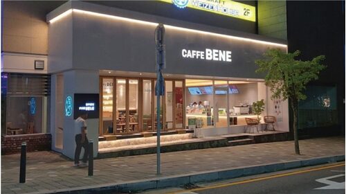 咖啡伴Caffebene 韓國咖啡連鎖 品牌形象