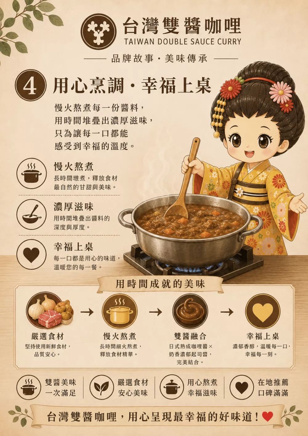 台灣雙醬咖哩 加盟優勢