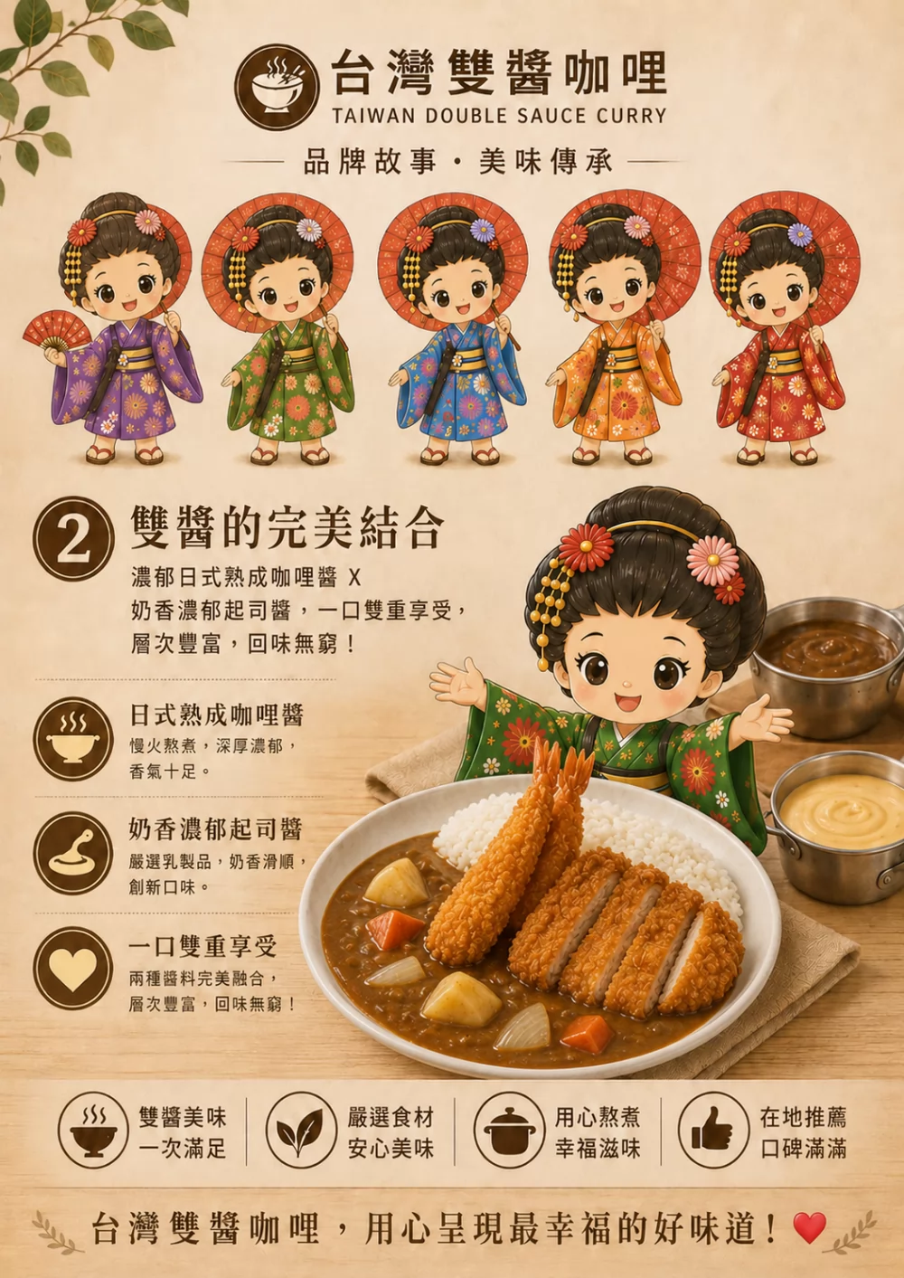 台灣雙醬咖哩 加盟優勢