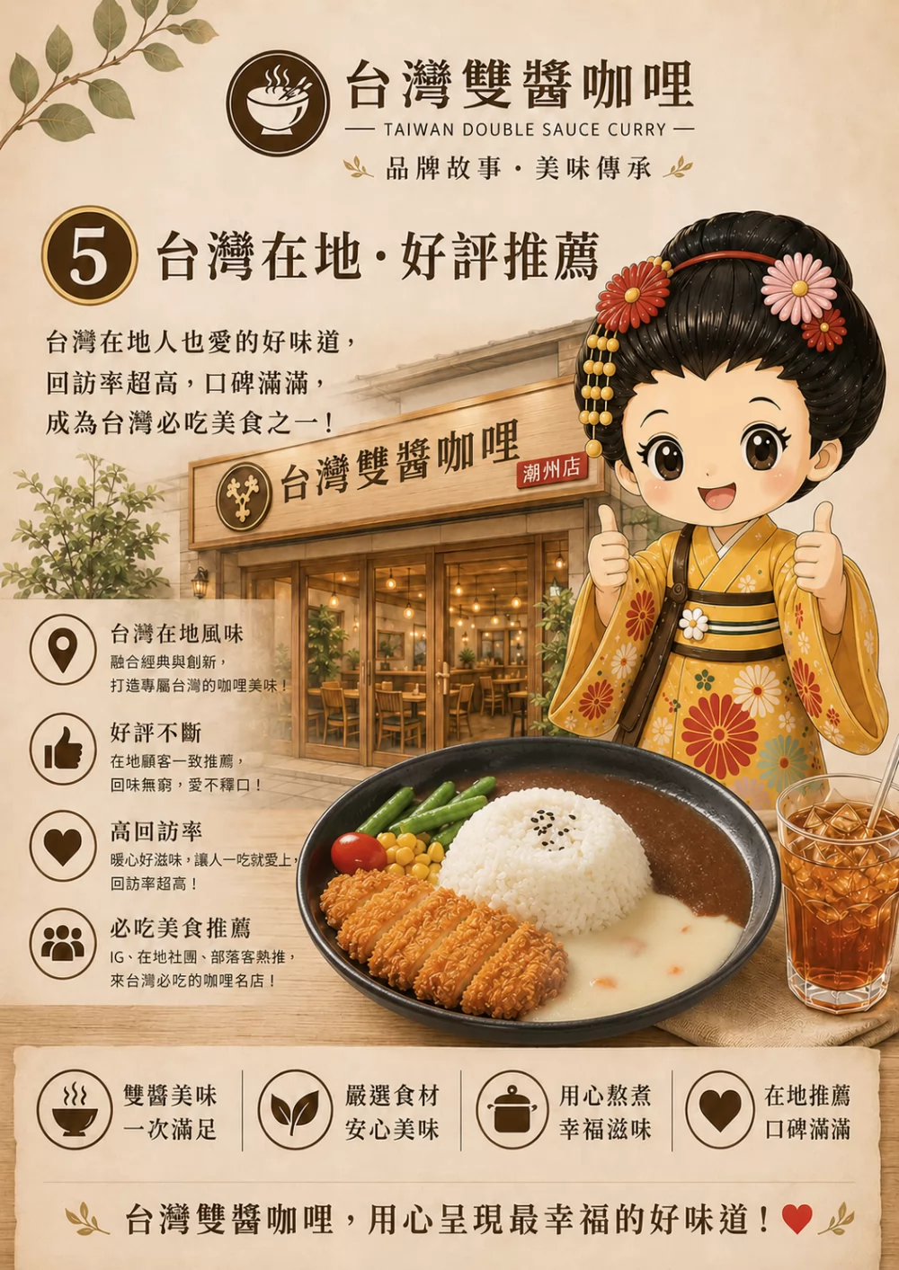 台灣雙醬咖哩 加盟優勢
