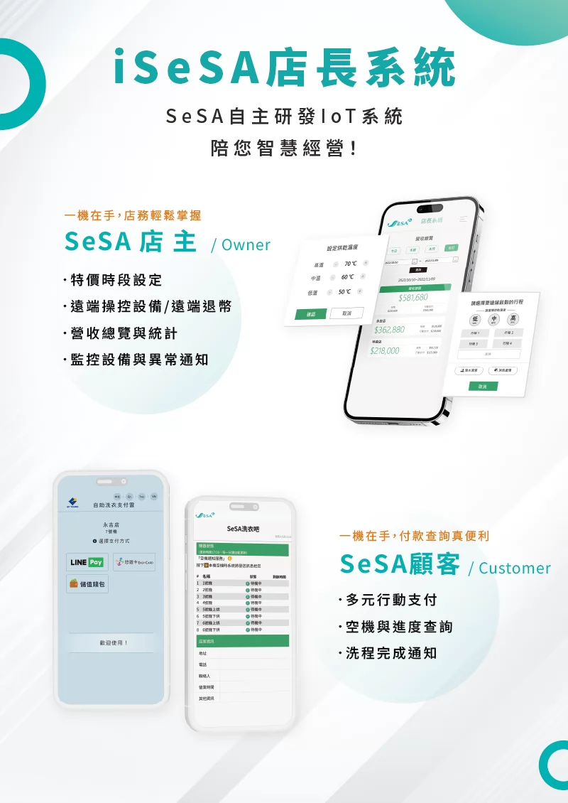 SeSA洗衣吧 自助洗衣創業首選 加盟優勢