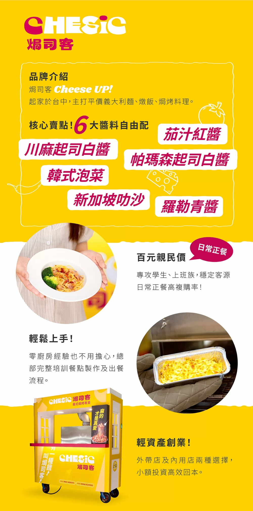 焗司客 平價義式焗烤 加盟優勢