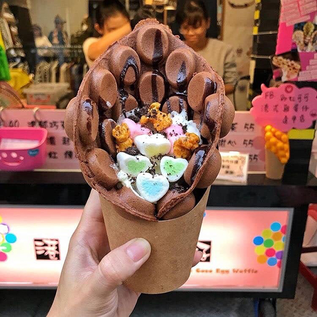 彩虹可可雞蛋仔 產品介紹