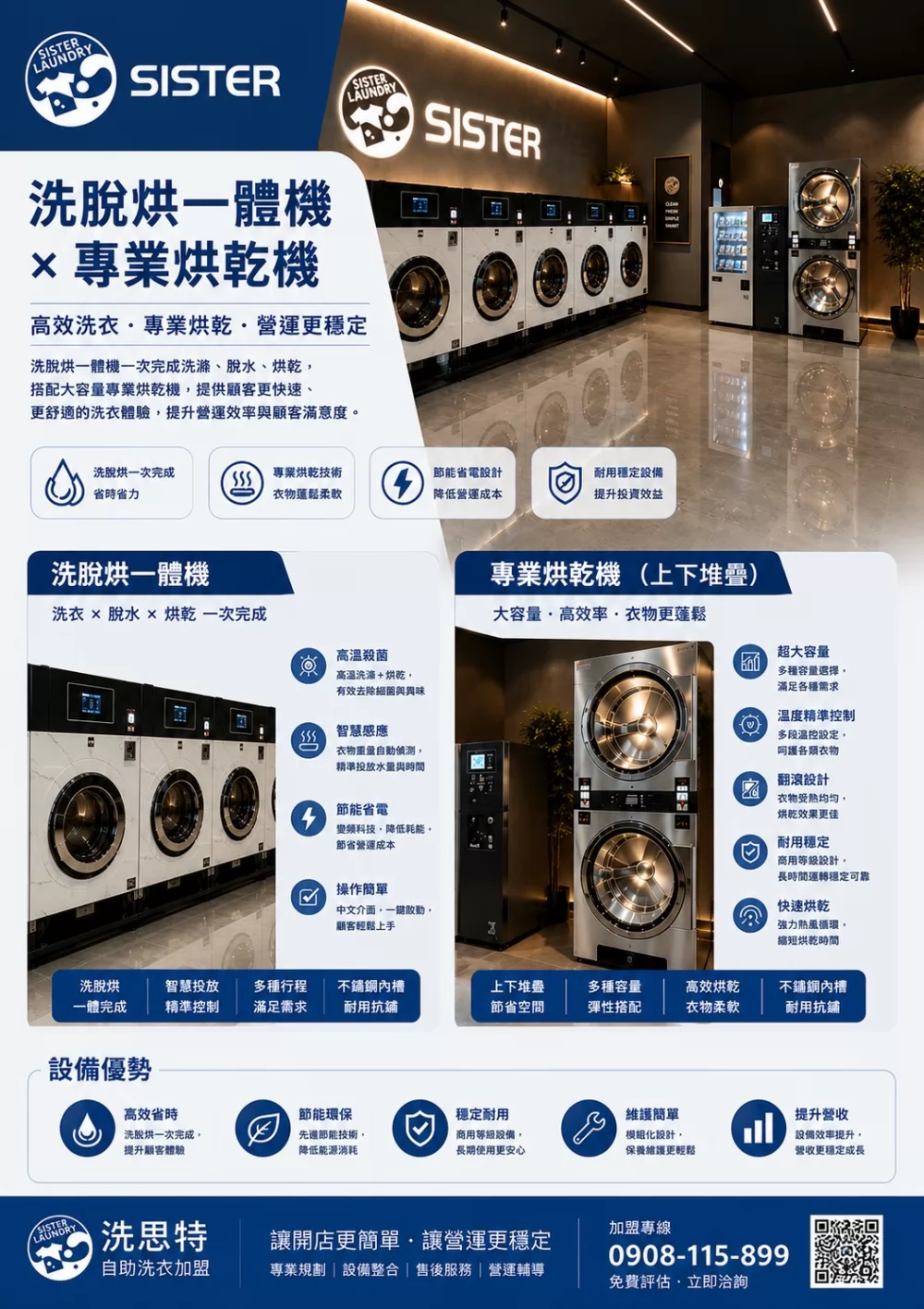 洗思特 自助洗衣加盟 加盟優勢