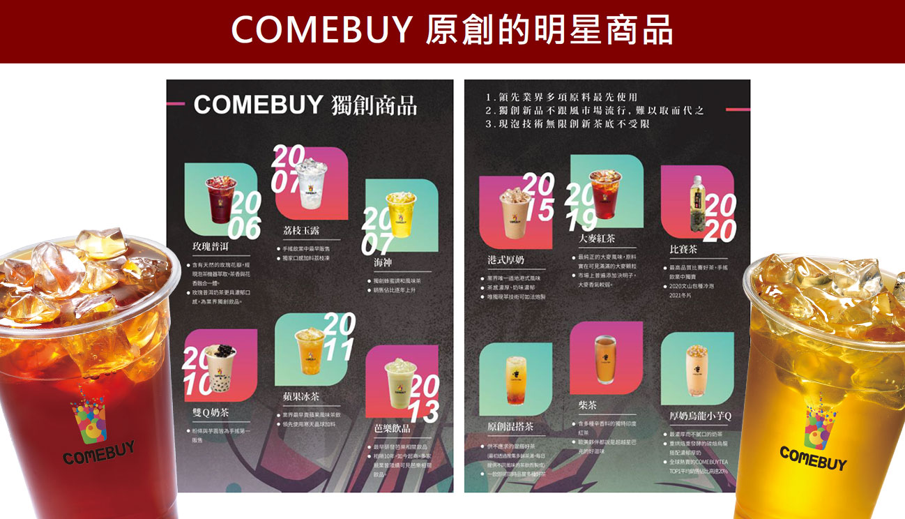 COMEBUY 加盟優勢