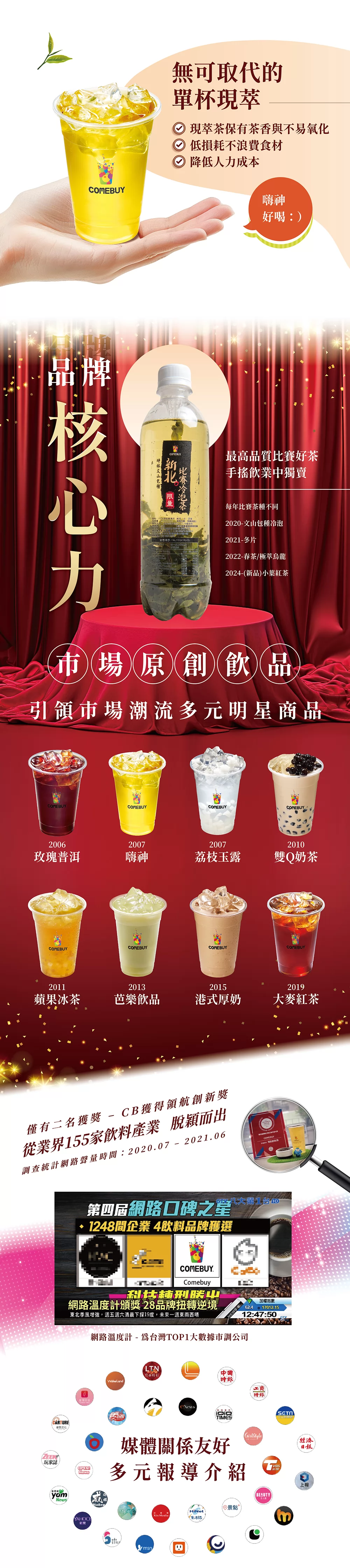 COMEBUY 現萃茶飲 加盟優勢
