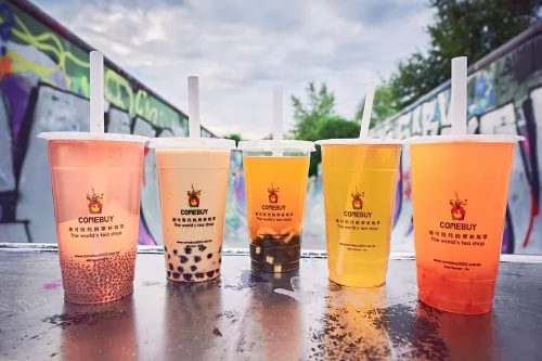 COMEBUY 現萃茶飲 品牌形象