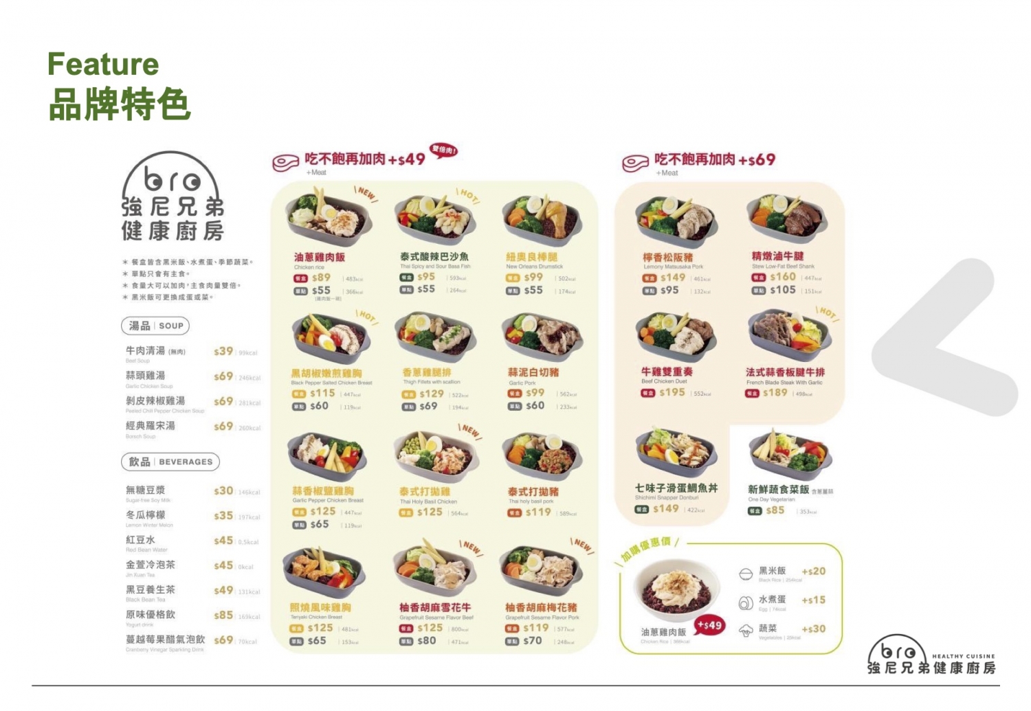 Johnny Bro 強尼兄弟健康廚房 加盟優勢