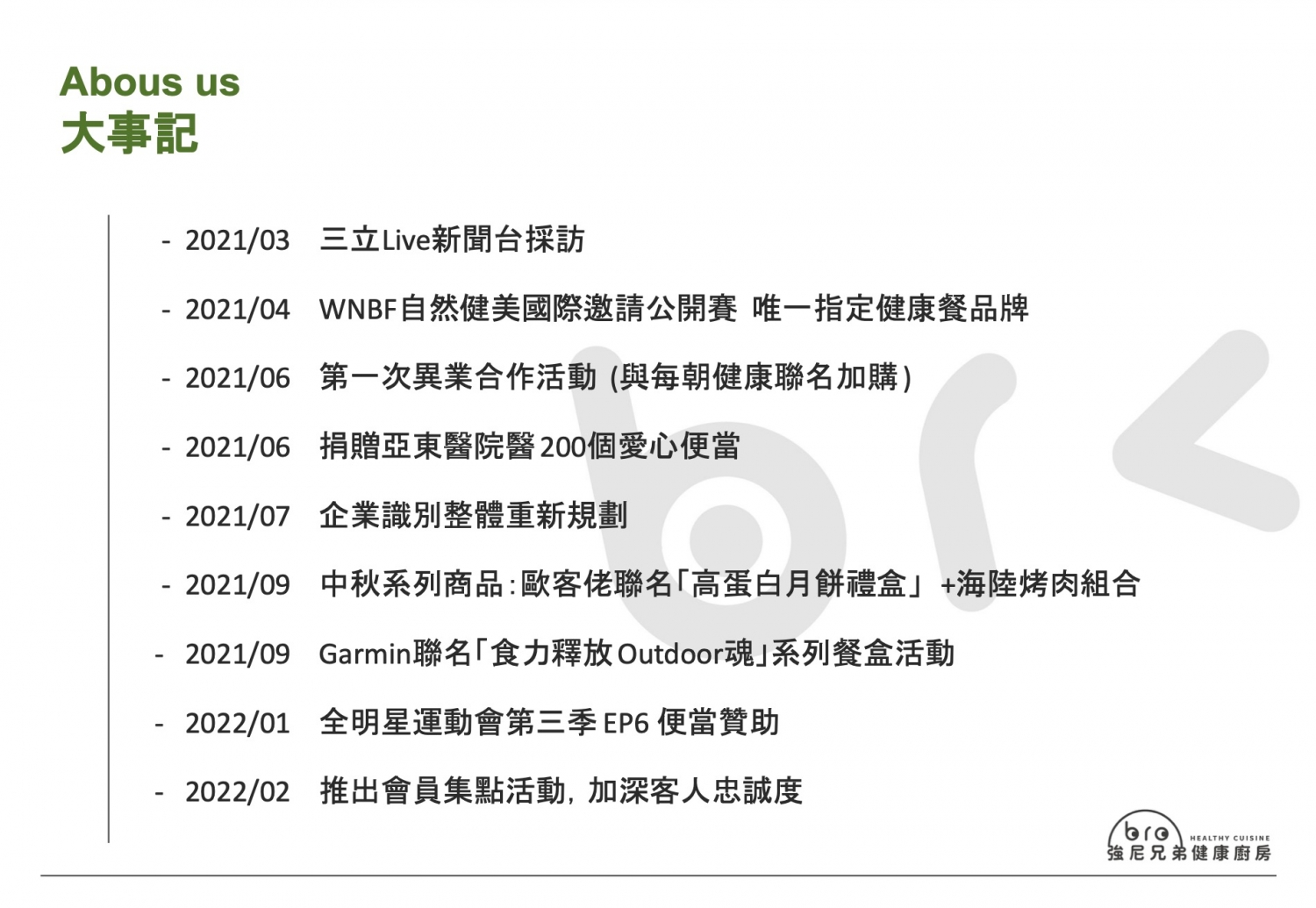 Johnny Bro 強尼兄弟健康廚房 加盟優勢