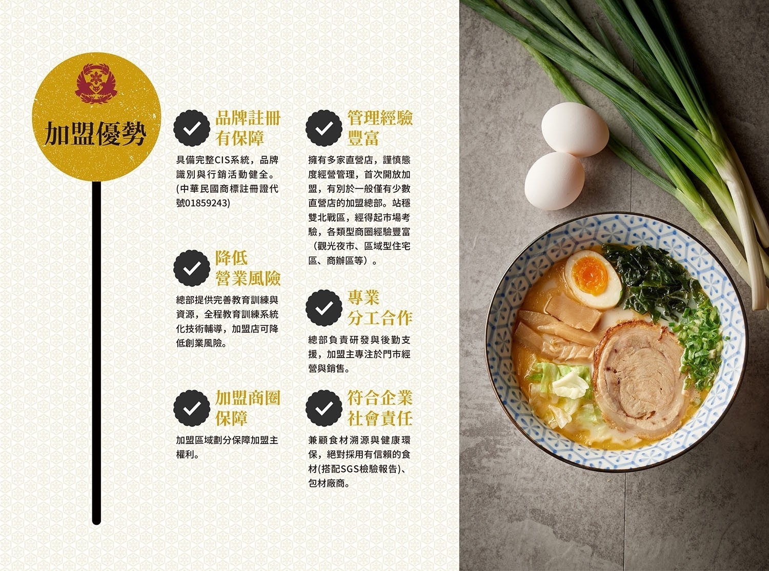 男子漢 拉麵食堂 加盟優勢