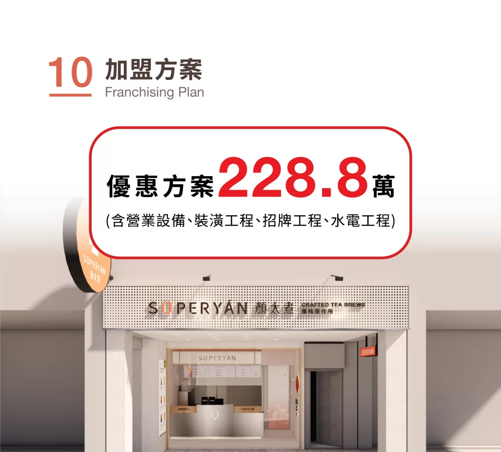 顏太煮 SÜPERYÁN 加盟優勢