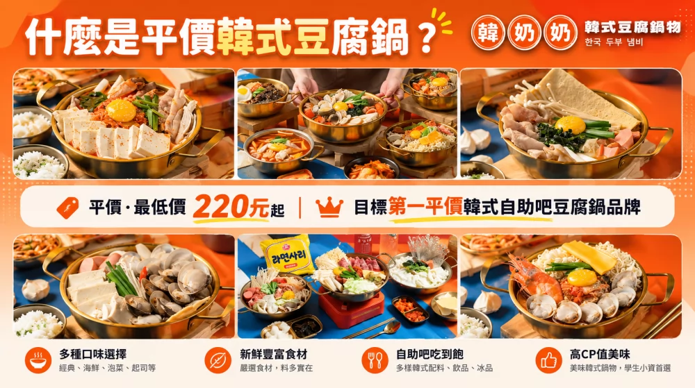 韓奶奶韓式豆腐鍋物 加盟優勢