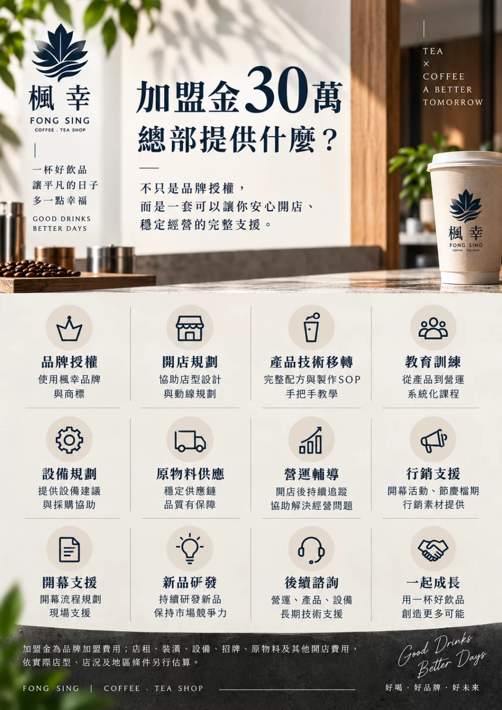 楓幸 FONG SING 加盟優勢