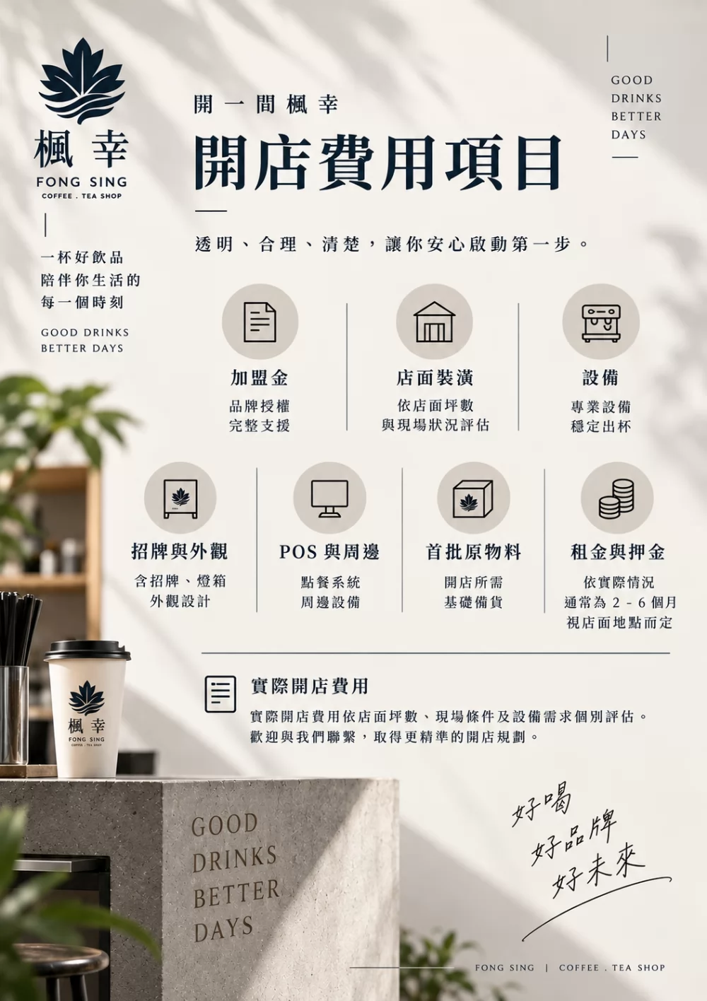 楓幸 FONG SING 加盟優勢