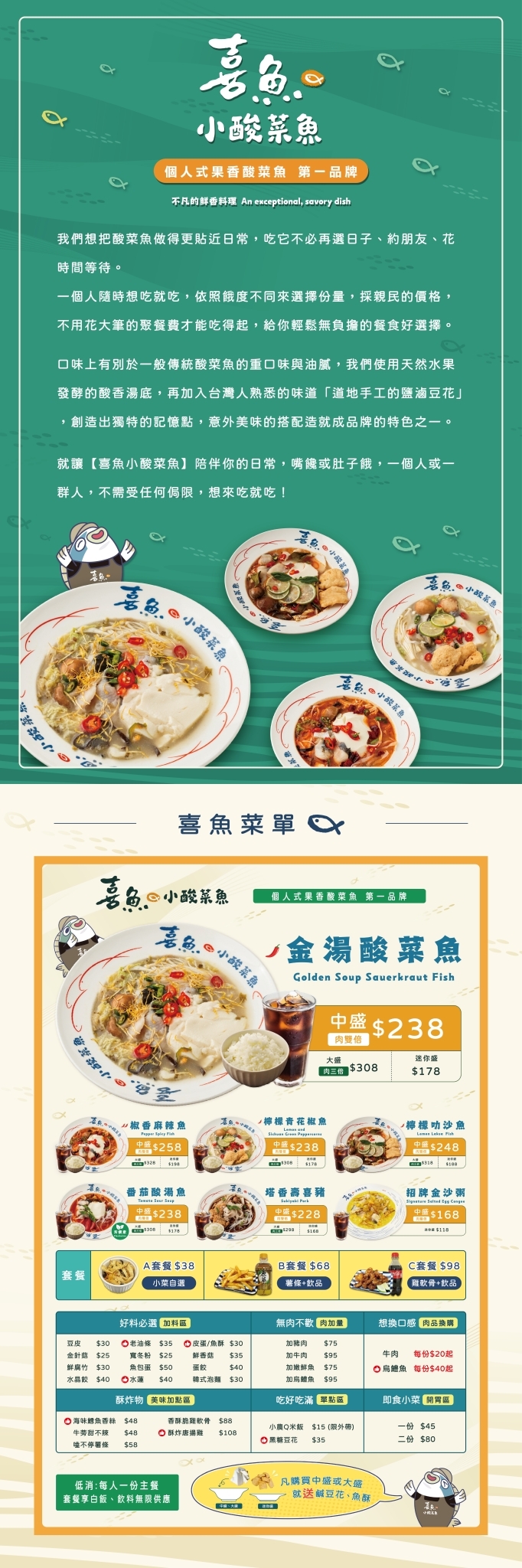 喜魚小酸菜魚 加盟優勢