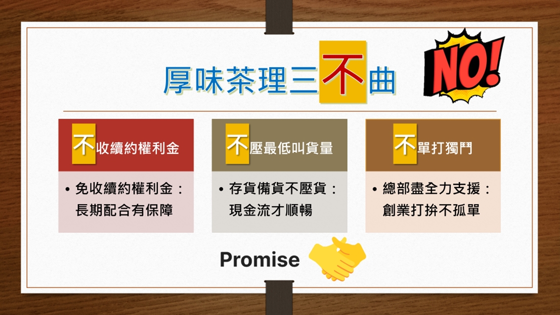 厚味茶理 厚奶茶專賣店 加盟優勢