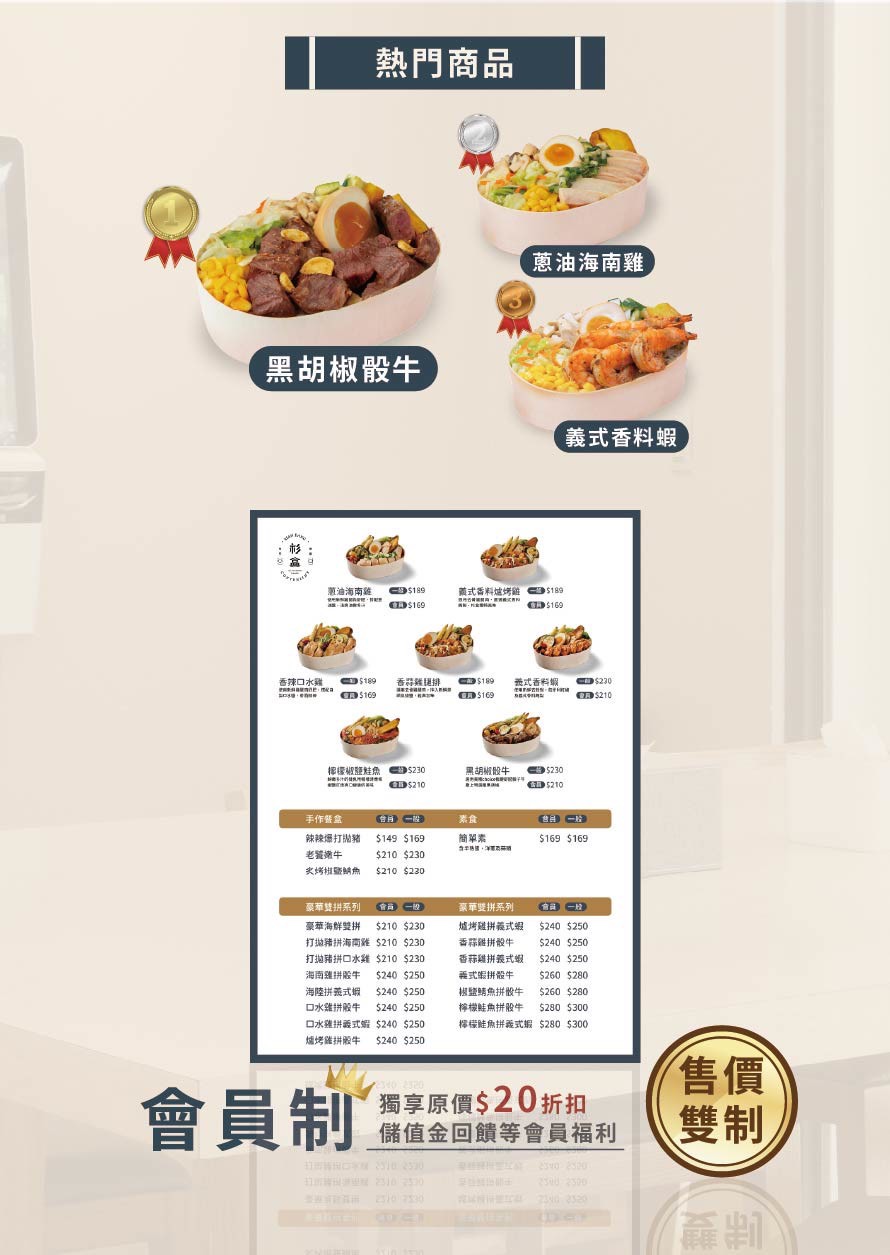 杉盒便當製所 加盟優勢