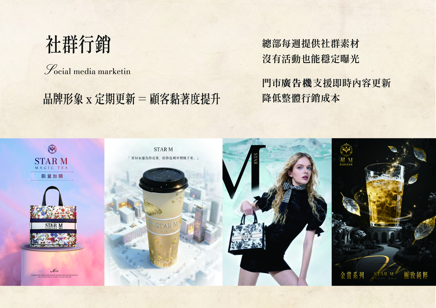 星Ｍ 輕奢時尚茶飲 加盟優勢