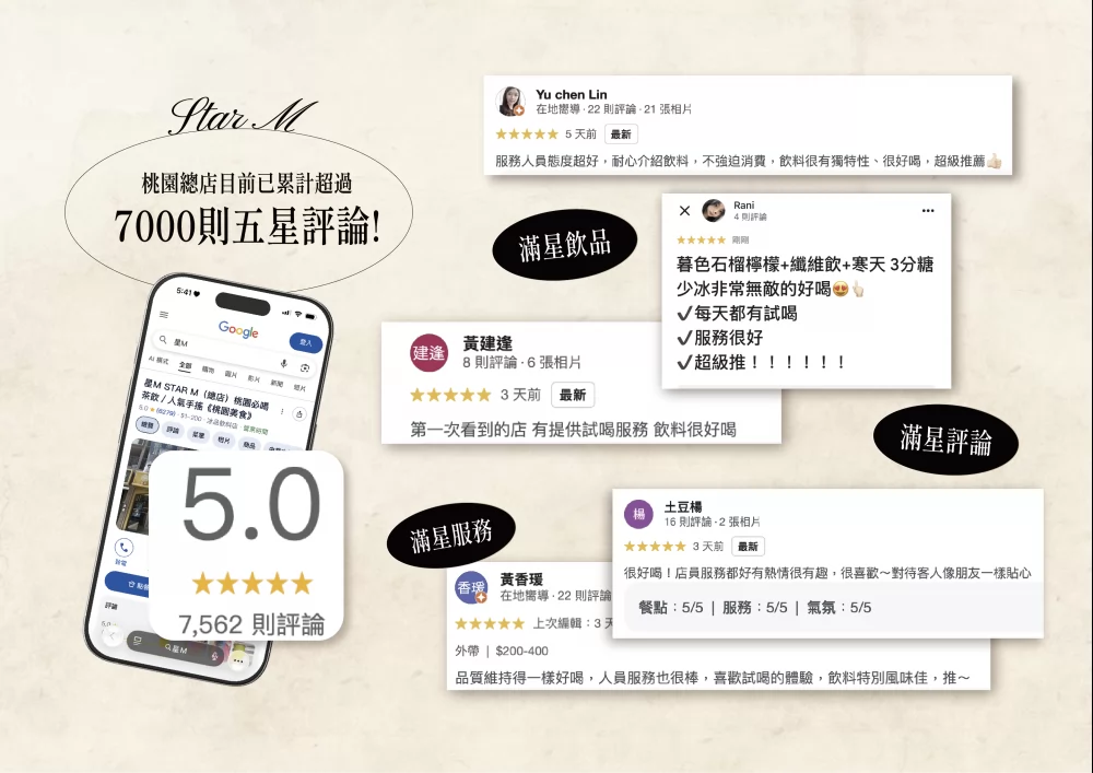 星Ｍ 輕奢時尚茶飲 加盟優勢