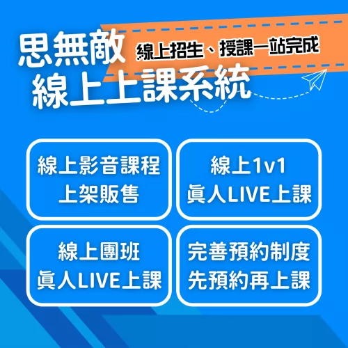 無敵雲服務 補習班數位轉型 產品介紹