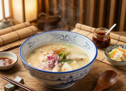 老福家常牛肉麵 雞白湯拉麵 產品介紹