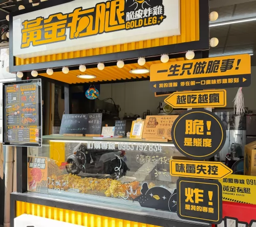 黃金右腿 脆皮炸雞 品牌形象