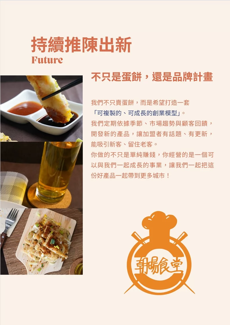 朝暘食堂 加盟優勢